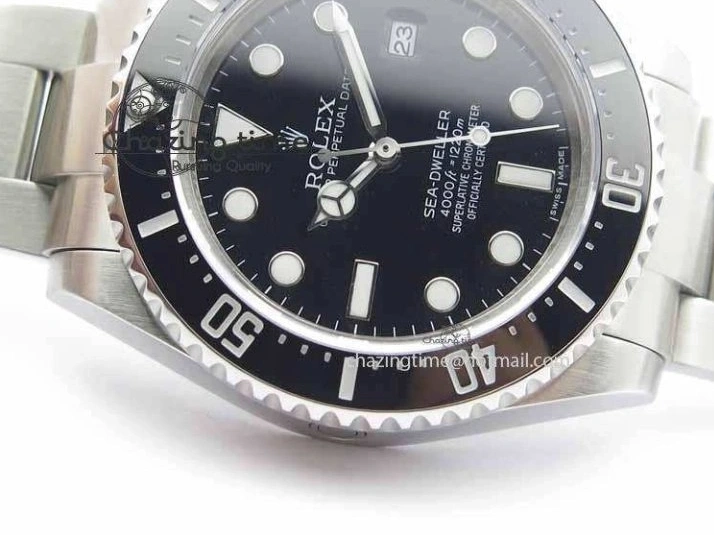 MiroTime 0322 Timeless Sea-Dweller 116600 Black Ceramic BP Maker Best Edition On SS Bracelet SA 3680